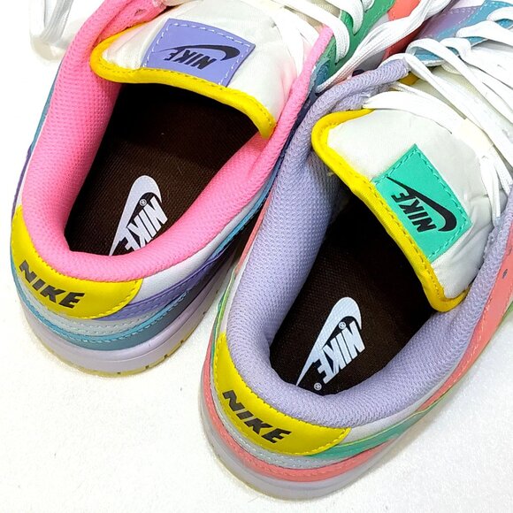 Nike Dunk Low SE Easter Candy Men 8.5 WMNS 10 Multi-Color DD1872-100 Wore Twice! - Picture 11 of 12